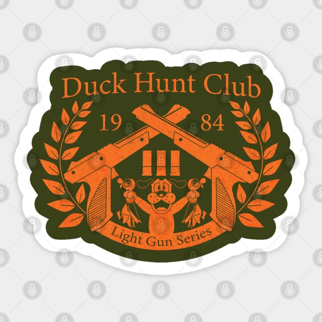Duck Hunting Club Sticker by CCDesign